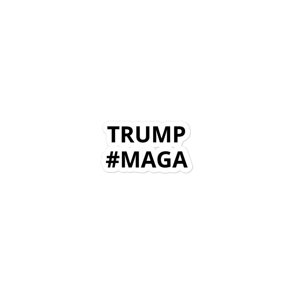 #TRUMP #MAGA Bubble Sticker