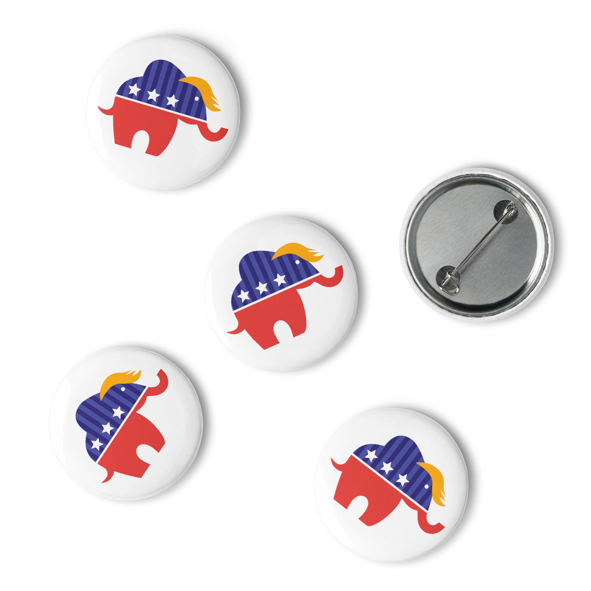 TRUMP GOP Button Pins