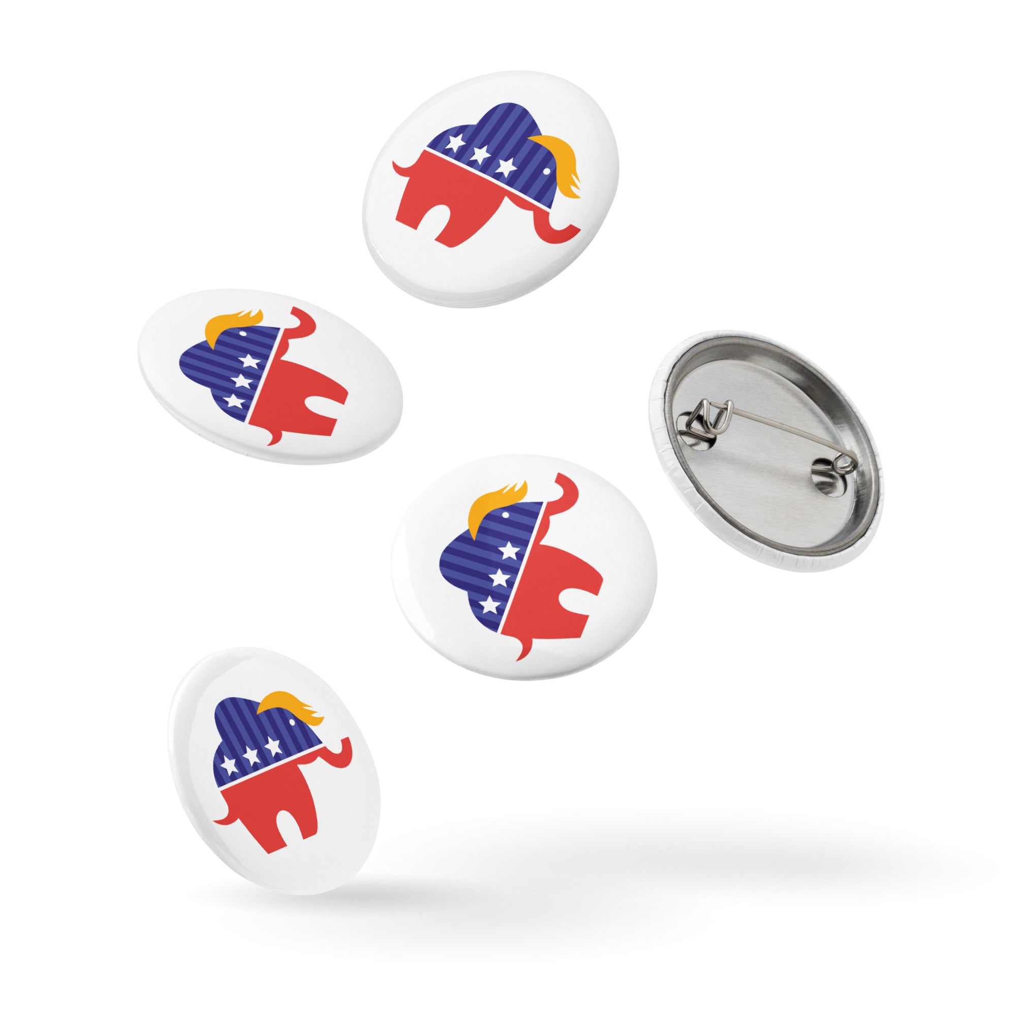 TRUMP GOP Button Pins